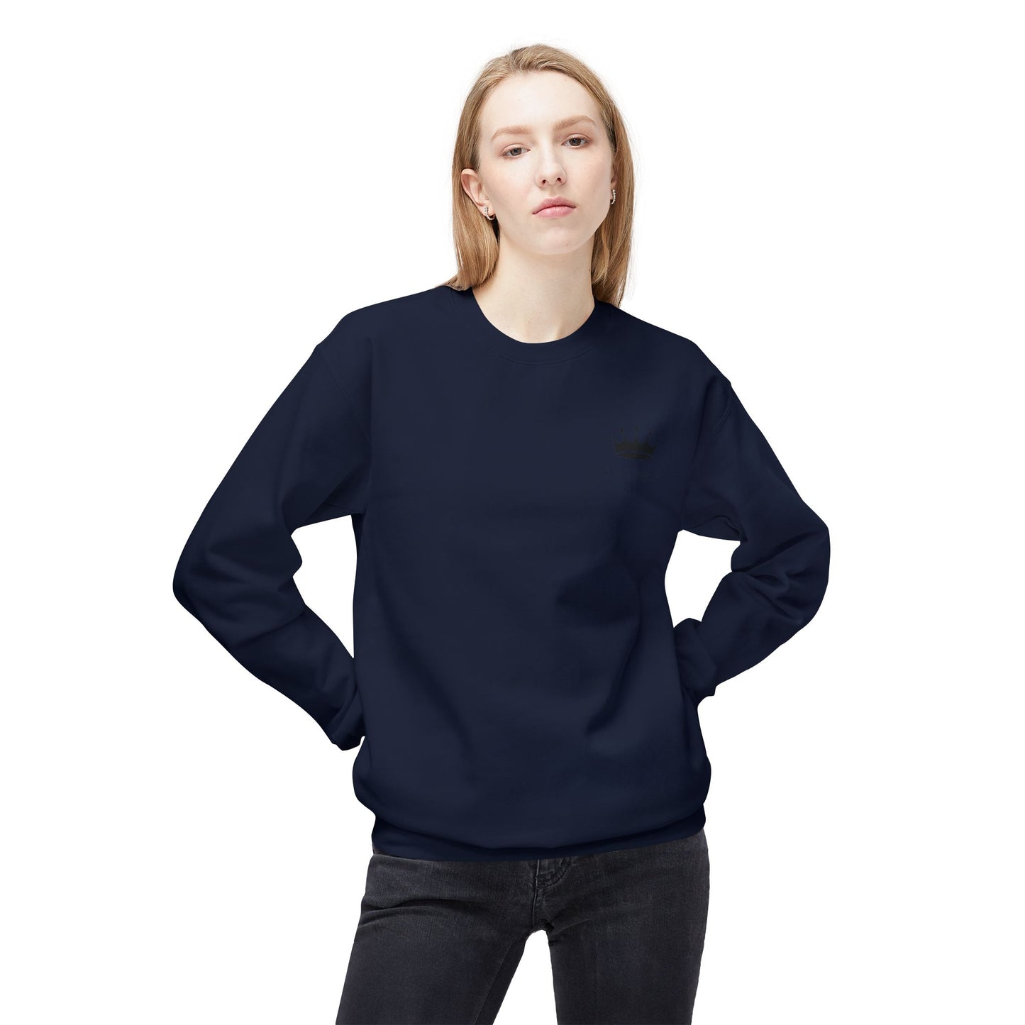 Unisex Midweight Softstyle Fleece Crewneck Sweatshirt, Karama 